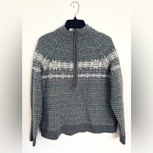 Woolrich Fair Isle Half Zip